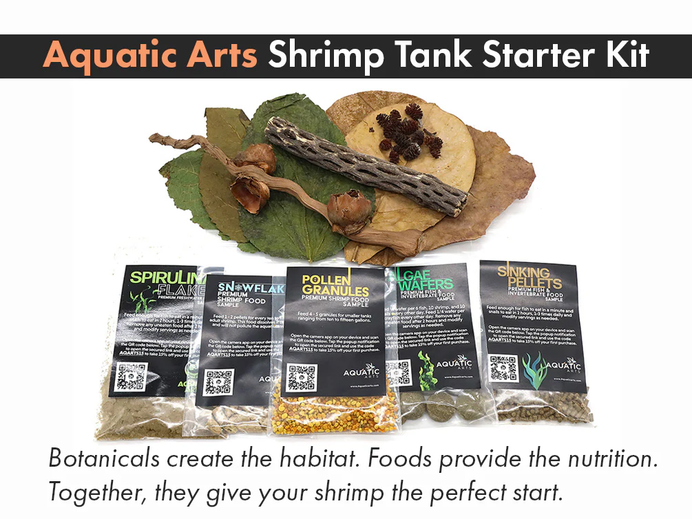 Aquatic Arts Freshwater Shrimp Tank Starter Pack - Nestor' Aquariums & Pets