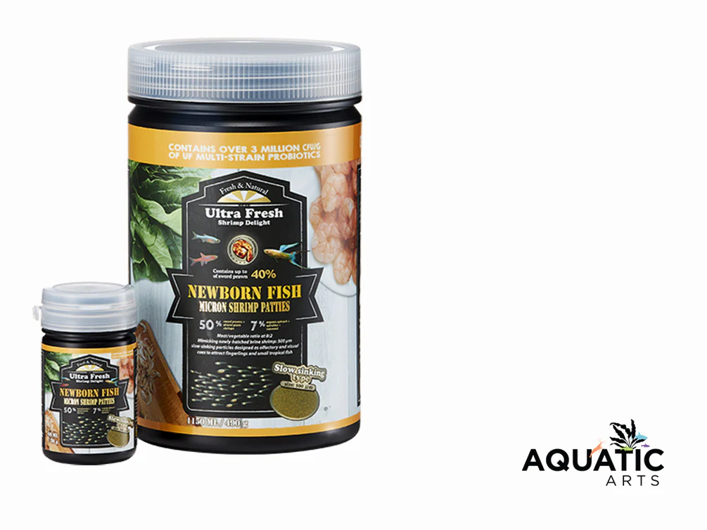 Ultra Fresh Newborn Fish Micron Shrimp Patties - Nestor' Aquariums & Pets