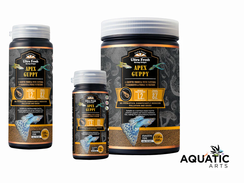 Ultra Fresh APEX Guppy (1.2x Growth Improvement) - Nestor' Aquariums & Pets