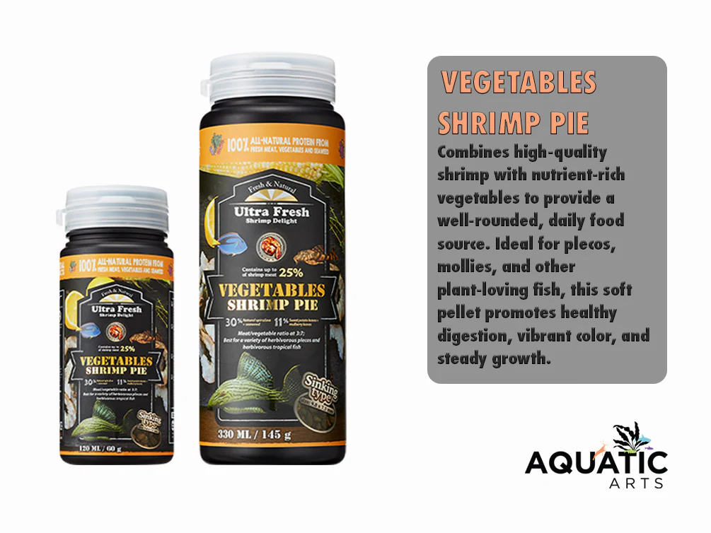 Ultra Fresh Vegetables Shrimp Pie – Shrimp Delight Formula - Nestor' Aquariums & Pets