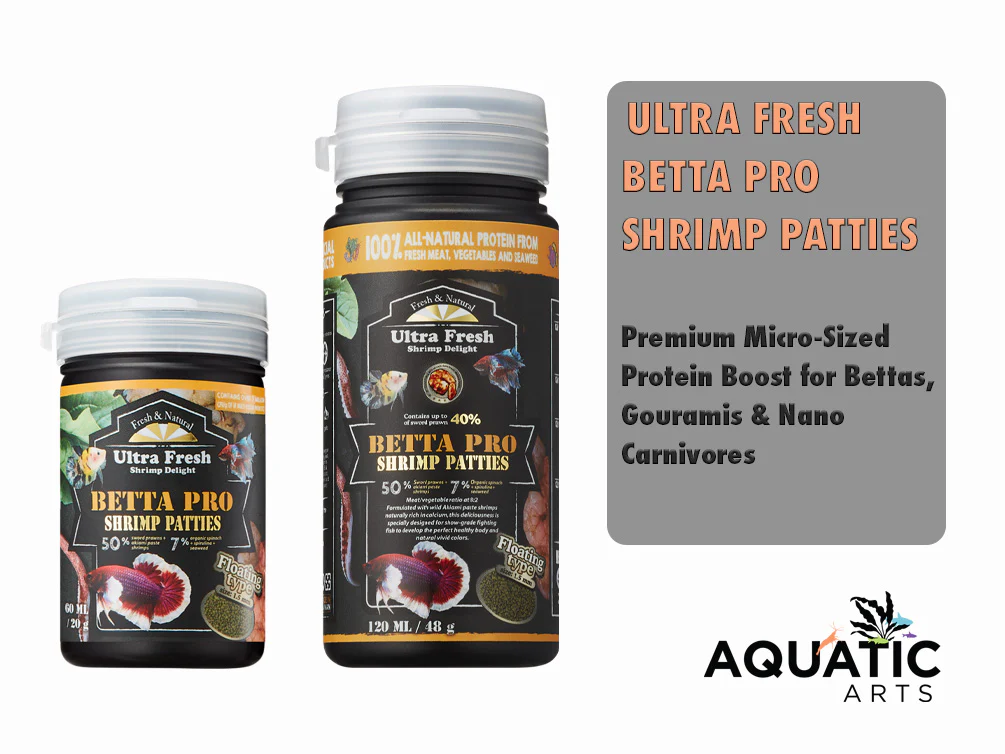 Ultra Fresh Betta Pro Shrimp Patties - Shrimp Delight - Nestor' Aquariums & Pets
