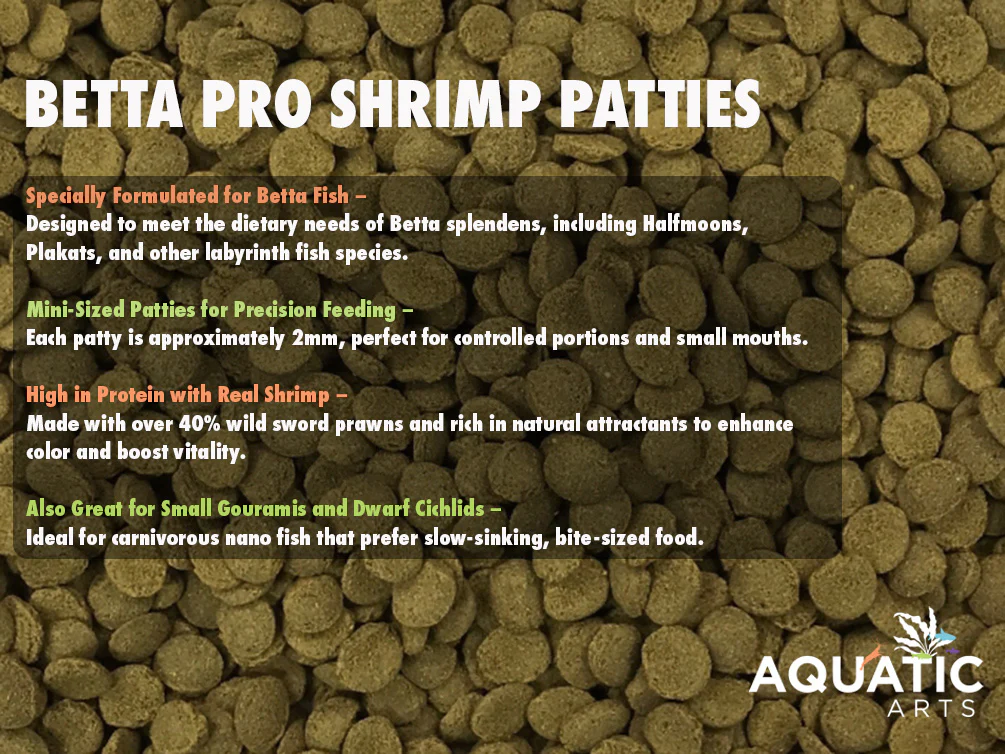 Ultra Fresh Betta Pro Shrimp Patties - Shrimp Delight - Nestor' Aquariums & Pets