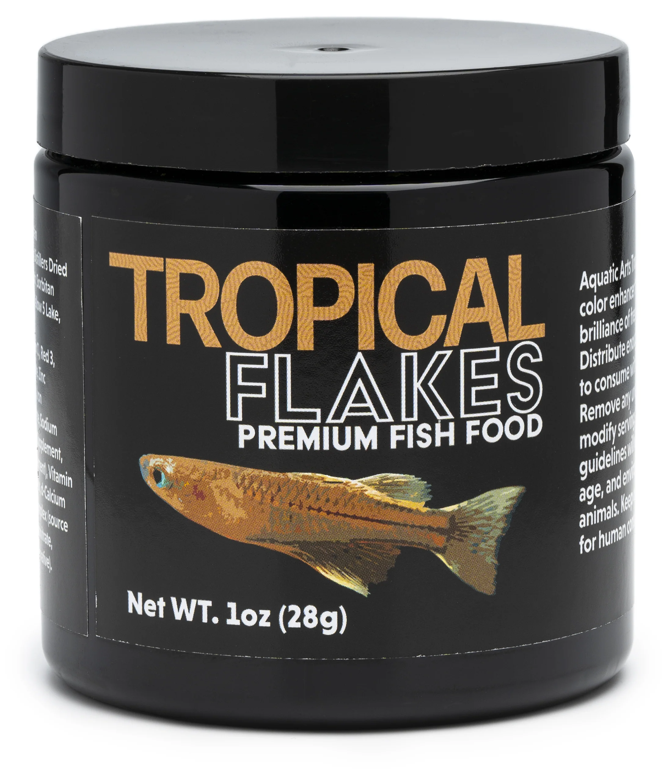 Aquatic Arts Tropical Flakes Premium Fish Food (1-2oz.) - Nestor' Aquariums & Pets