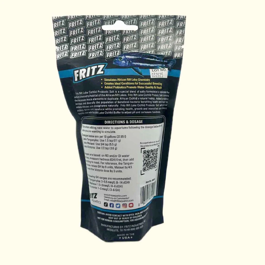 Fritz Rift Lake Cichlid Salt - Nestor' Aquariums & Pets