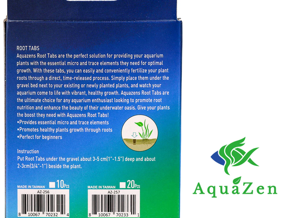 AquaZen Nutrition Root Tabs - 10 pcs - Nestor' Aquariums & Pets