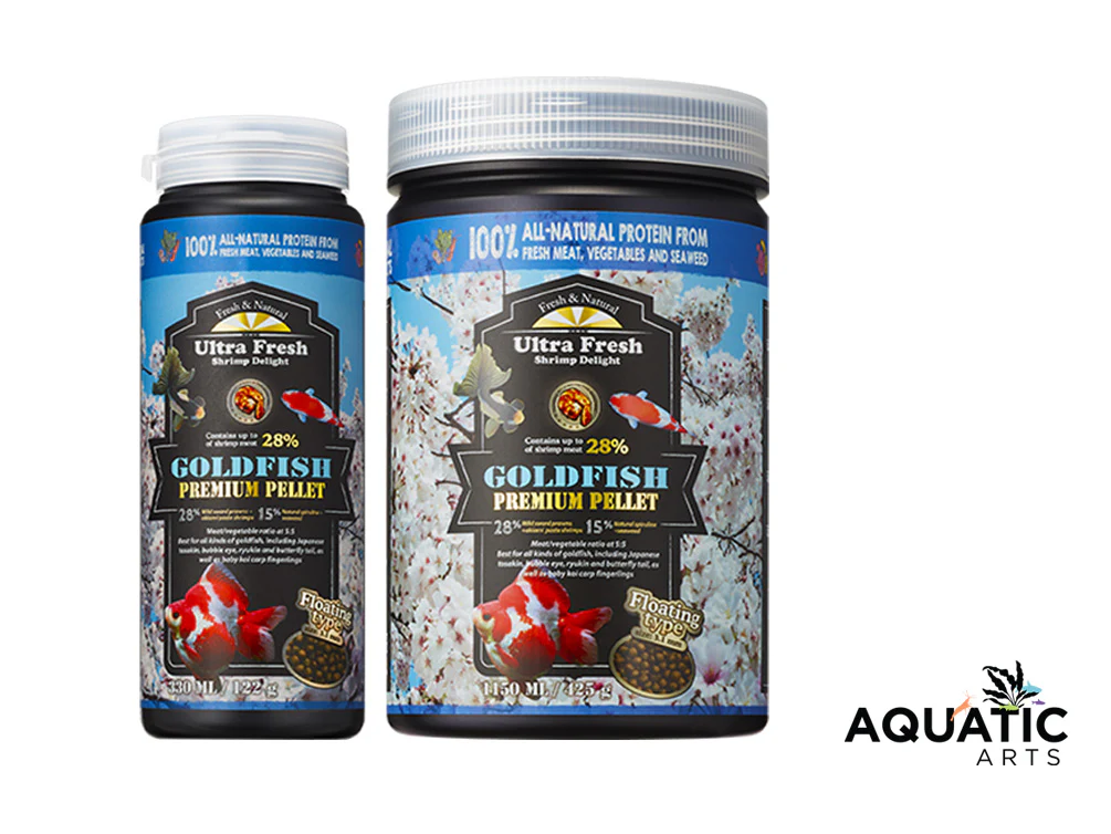 Ultra Fresh Goldfish Premium Pellets – Shrimp Delight Formula - Nestor' Aquariums & Pets