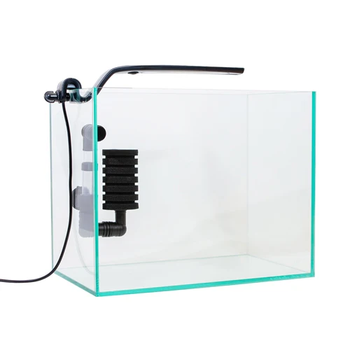 JBJ Aquarium - 4 Gallon Nano Cube Rimless Shrimp Tank Kit - Nestor' Aquariums & Pets