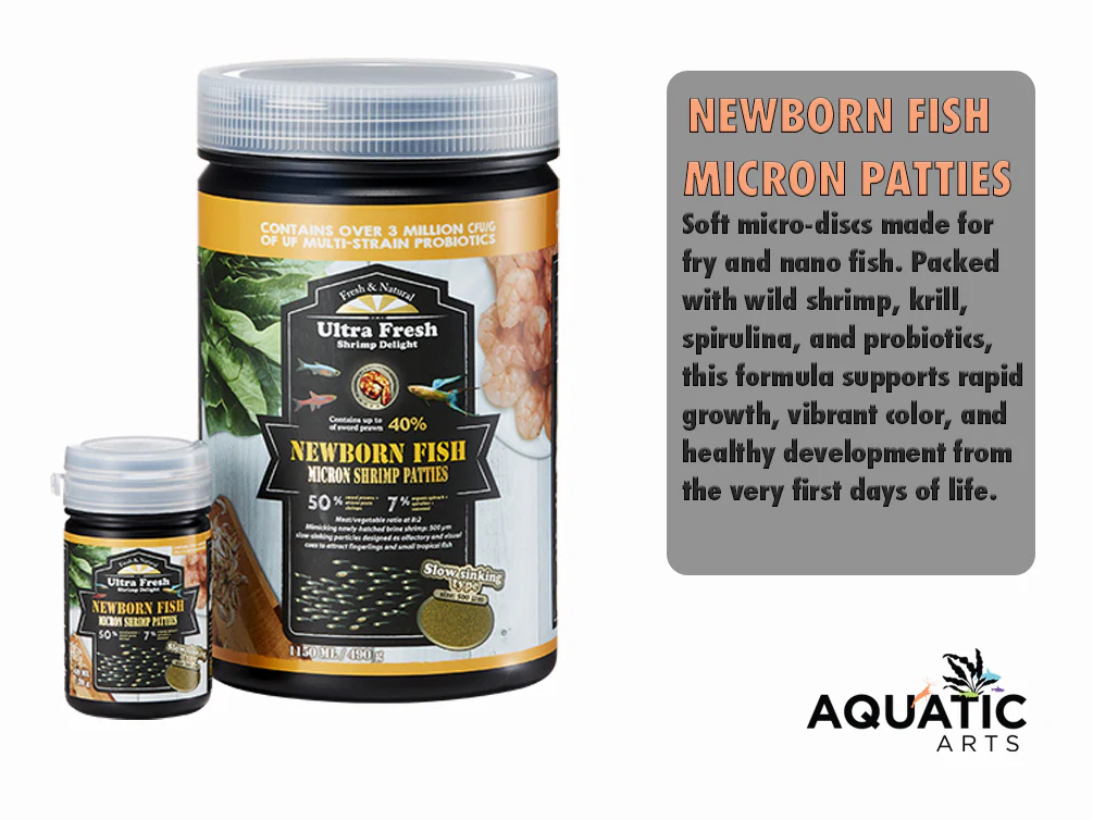 Ultra Fresh Newborn Fish Micron Shrimp Patties - Nestor' Aquariums & Pets