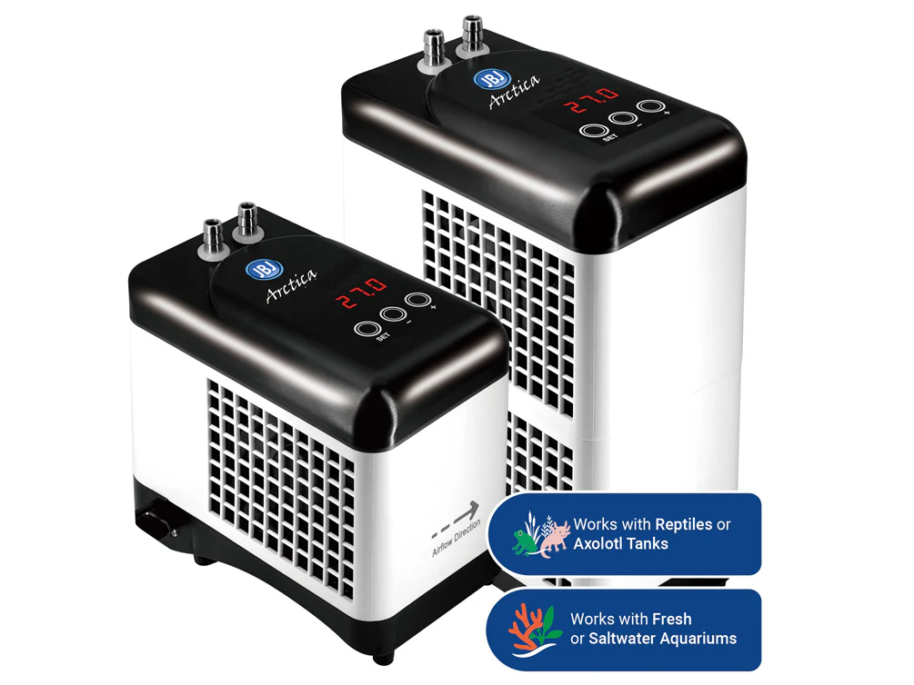 JBJ Nano Arctica Chiller (10-20G) - Quiet Cooler for Axolotls, Goldfish & Shrimp - Nestor' Aquariums & Pets