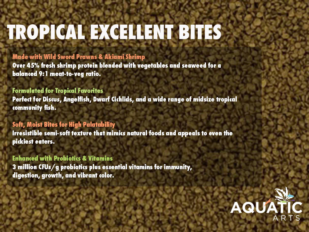 Ultra Fresh Tropical Excellent Bits - Shrimp Delights - Nestor' Aquariums & Pets