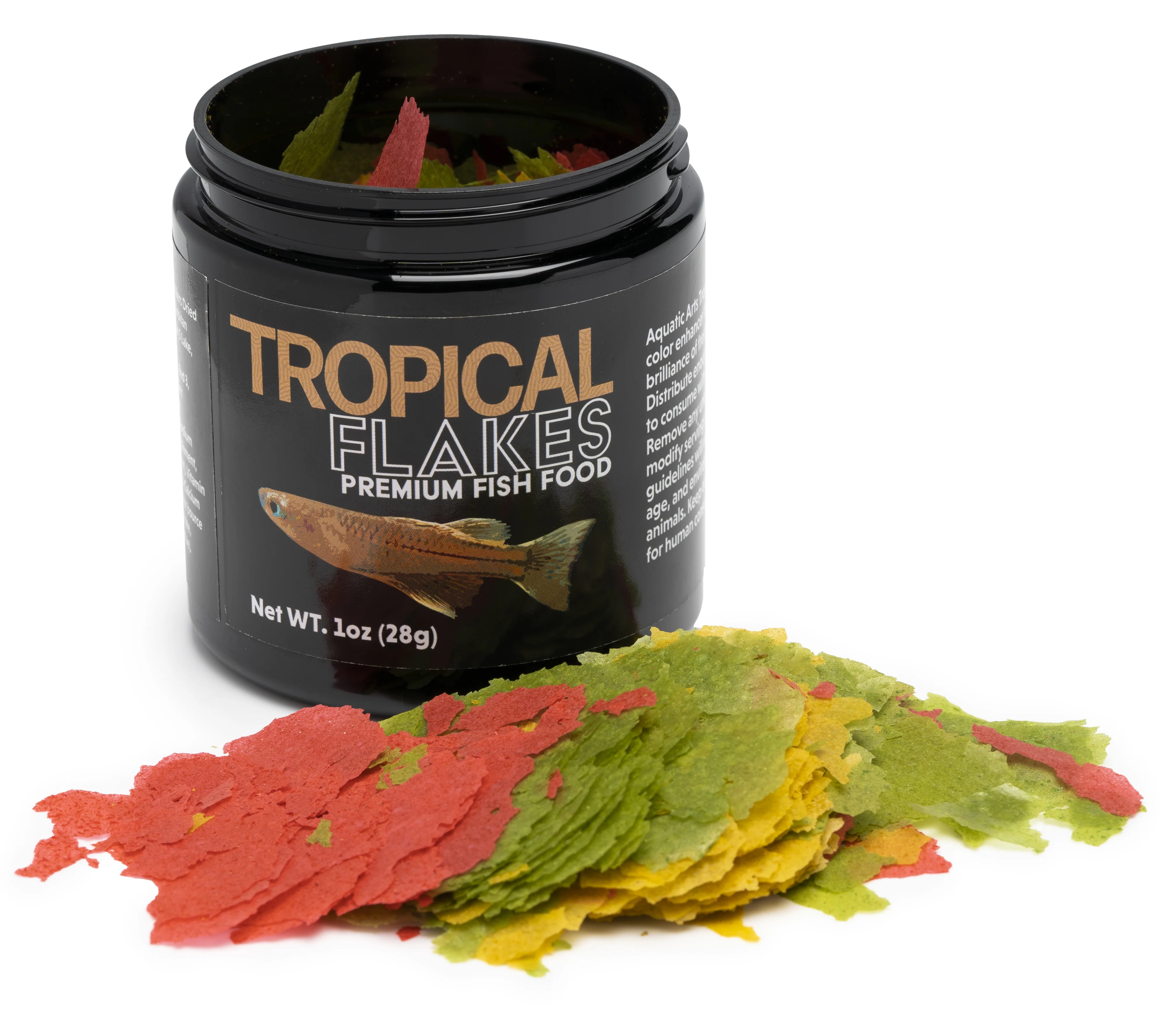 Aquatic Arts Tropical Flakes Premium Fish Food (1-2oz.) - Nestor' Aquariums & Pets
